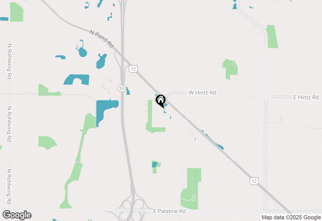 Map of 2704 N Greenwood Avenue, Arlington Heights, IL 60004