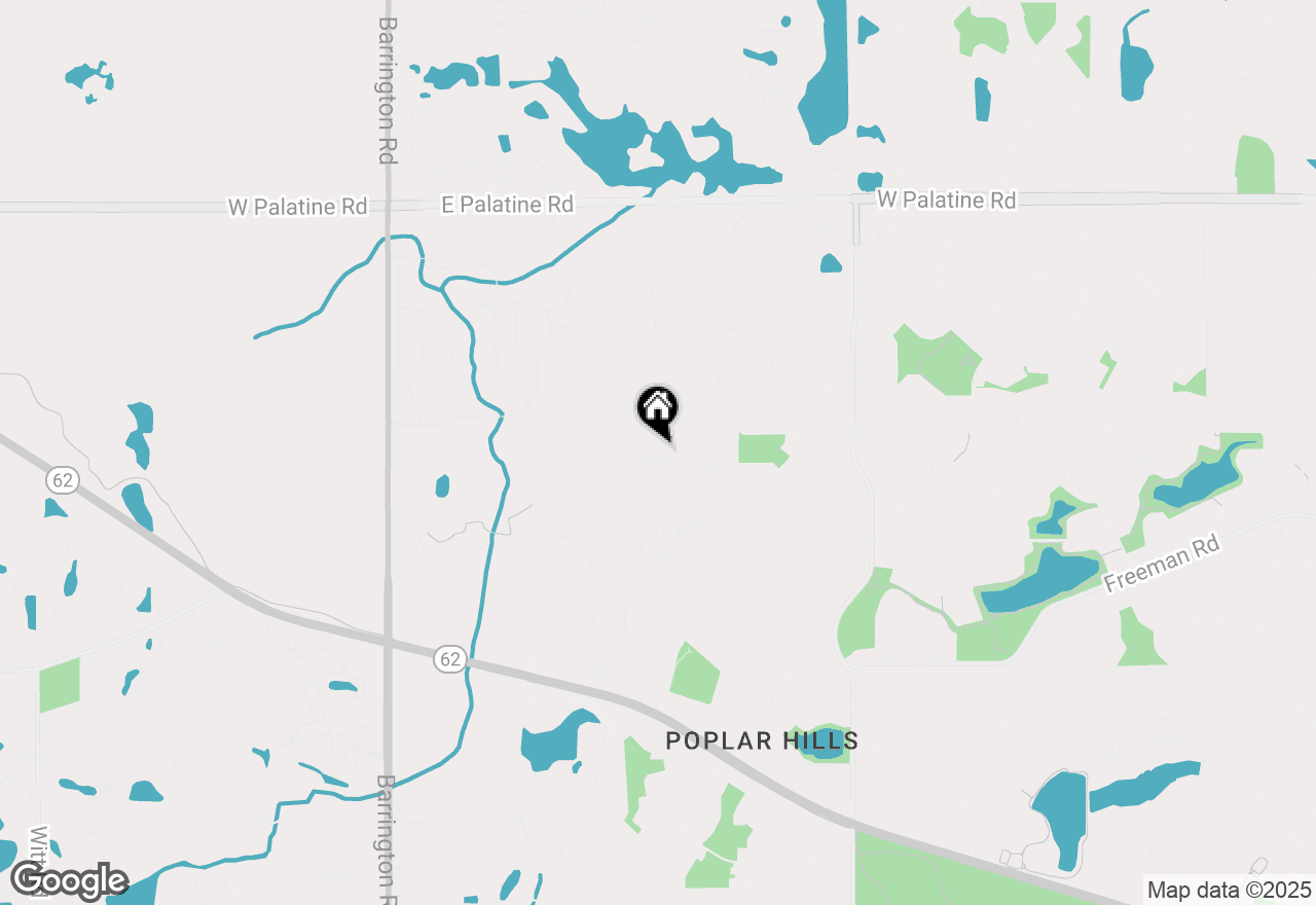 Map of 39 Forest Lane, South Barrington, IL 60010