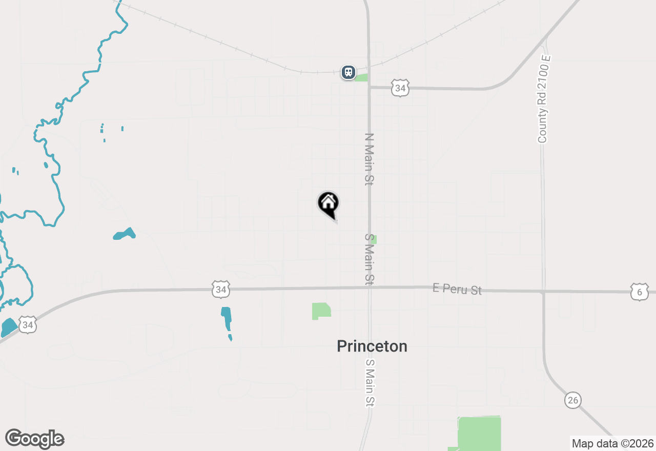 Map of 9 1/2 N Randolph Street #9UP, Princeton, IL 61356