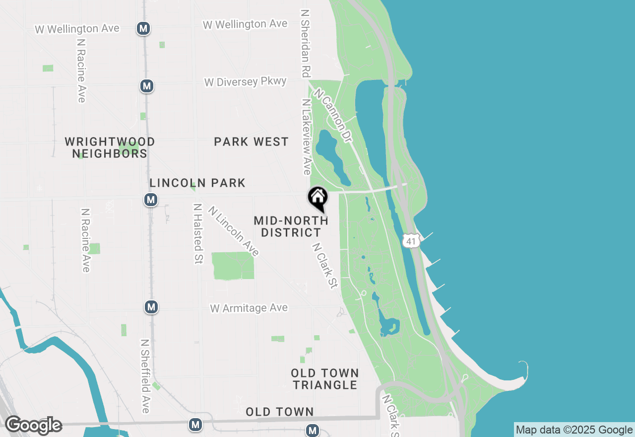 Map of 2300 N Commonwealth Avenue #3K, Chicago, IL 60614