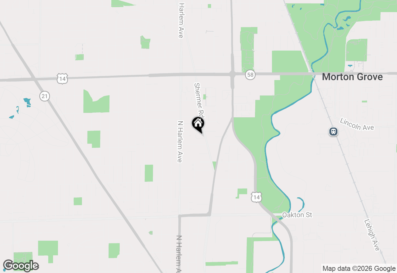 Map of 8450 N Shermer Road, Niles, IL 60714
