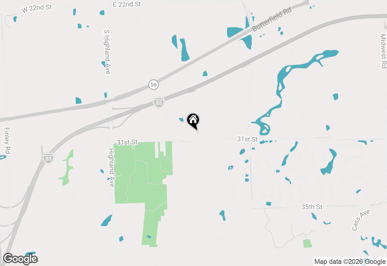 Map of 2S753 Avenue Orleans Avenue, Oak Brook, IL 60523