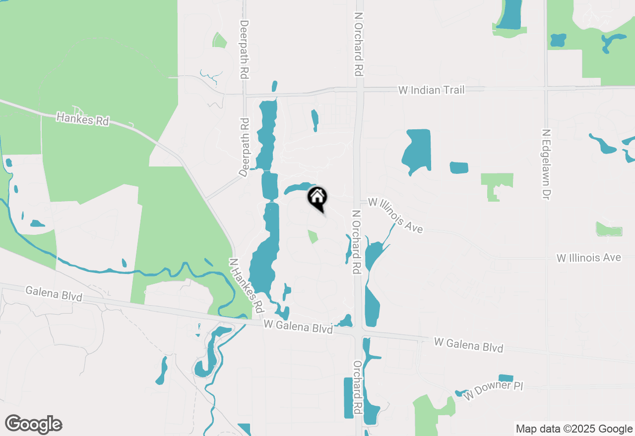 Map of 2440 Pebblewood Court, Aurora, IL 60506