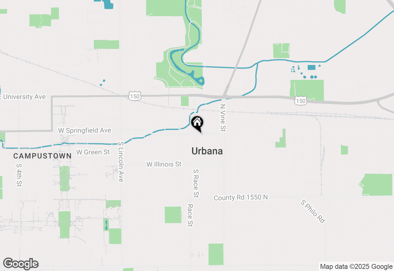 Map of 133 W Main Street, Urbana, IL 61801