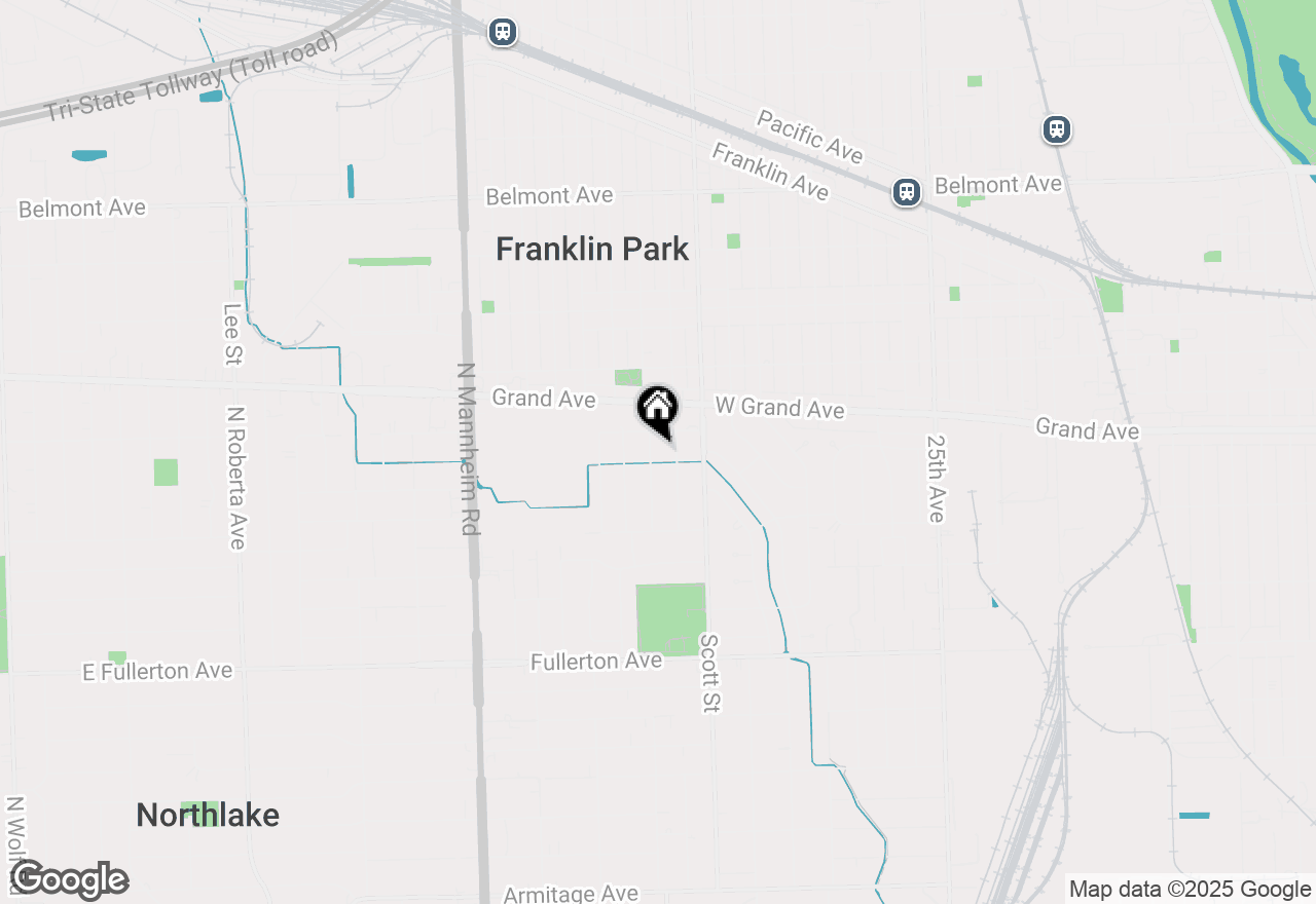Map of 2725 Park Street, Franklin Park, IL 60131