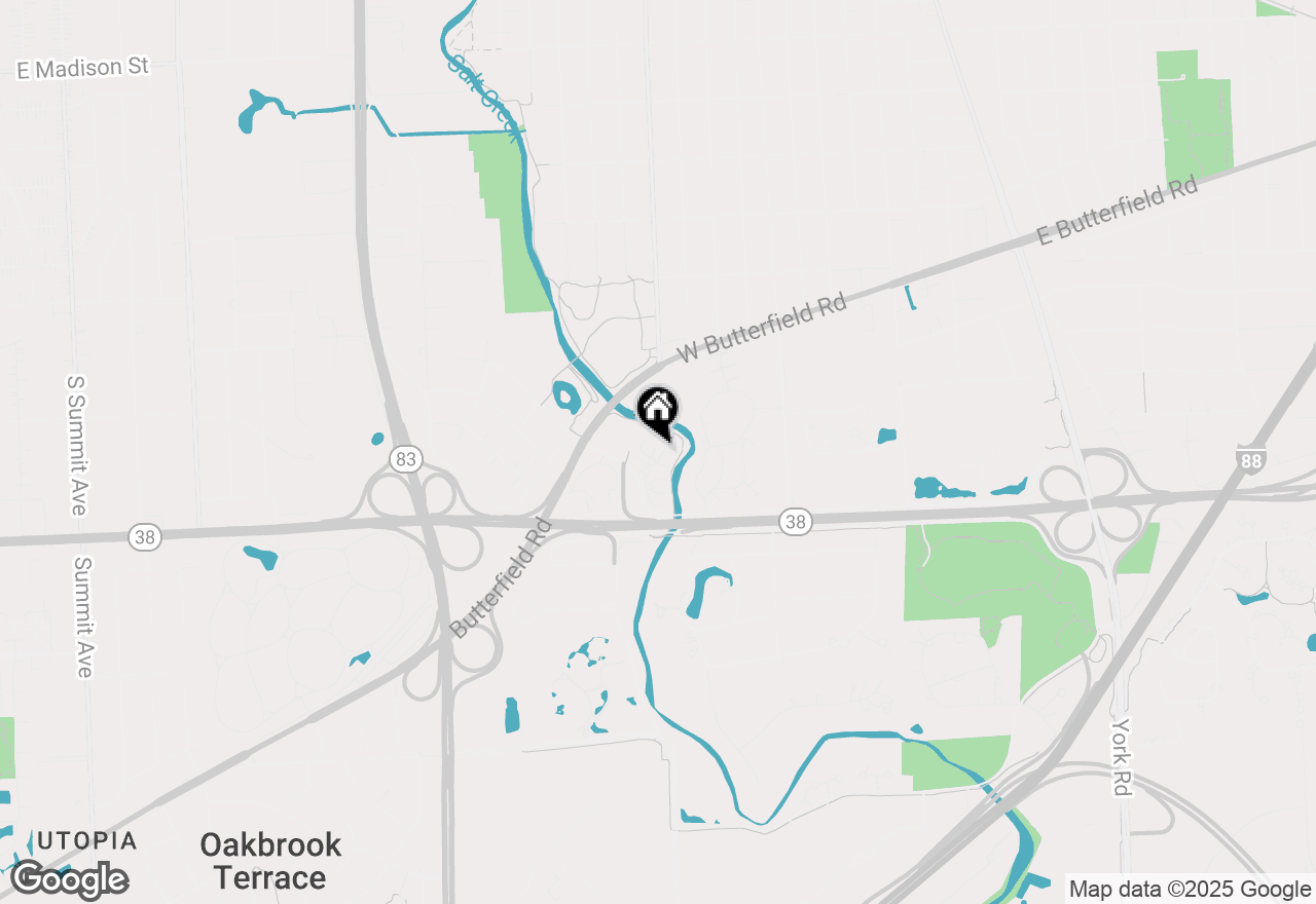 Map of 7 4 Seasons Court, Elmhurst, IL 60126