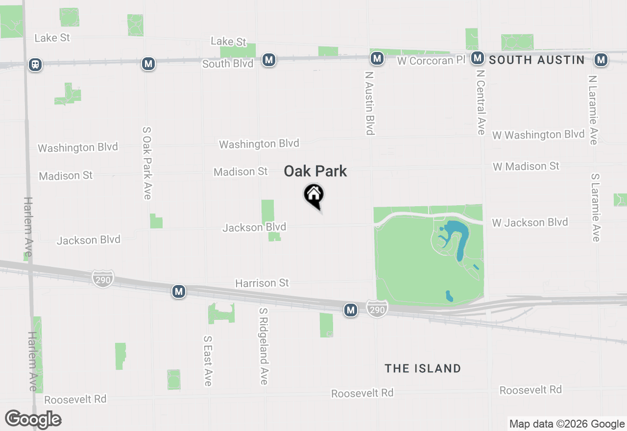 Map of 629 S Lombard Avenue, Oak Park, IL 60304
