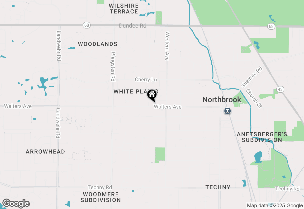 Map of (Address confidential), Northbrook, Illinois 60062
