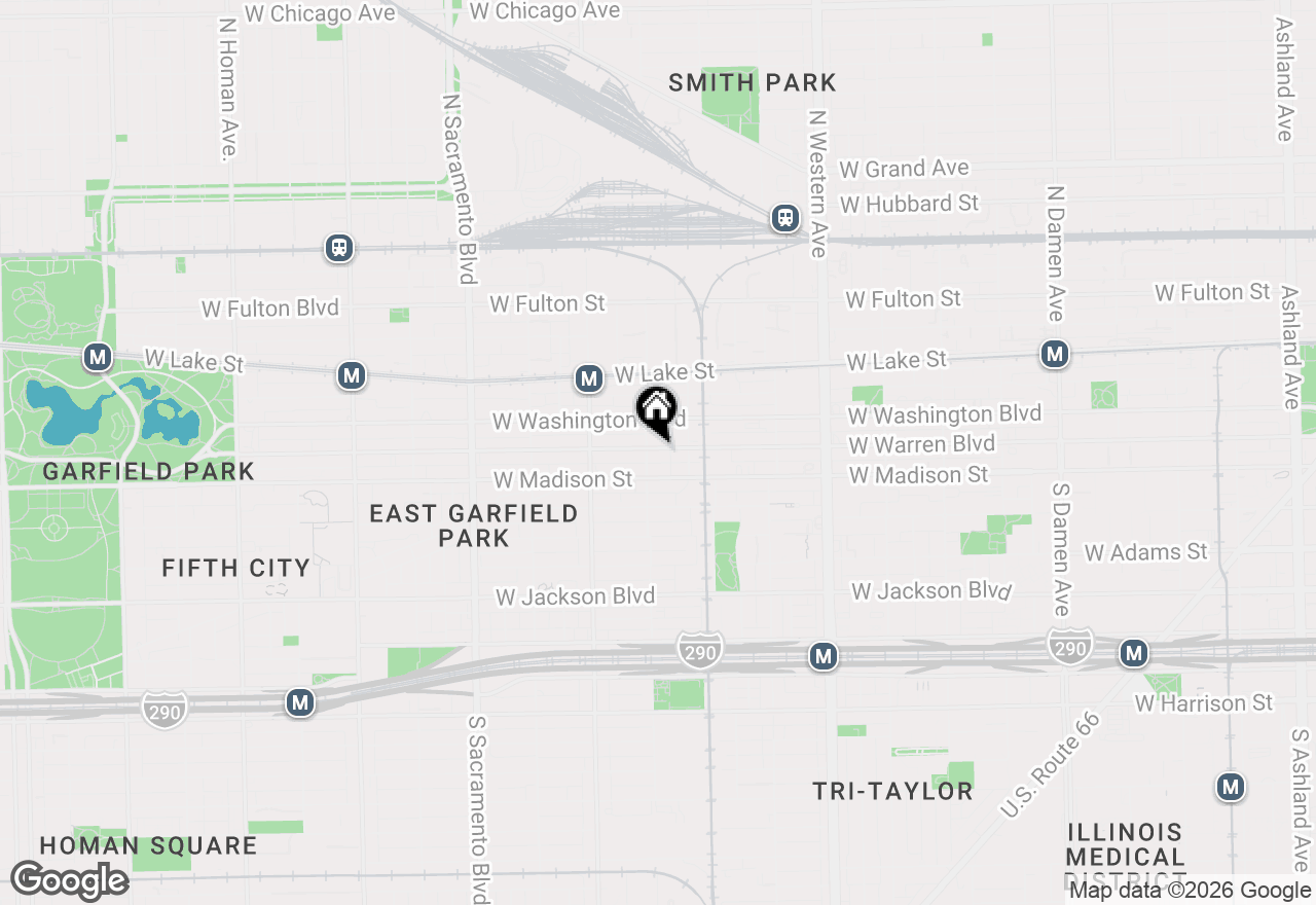 Map of 2665 W Warren Boulevard #3, Chicago, IL 60612