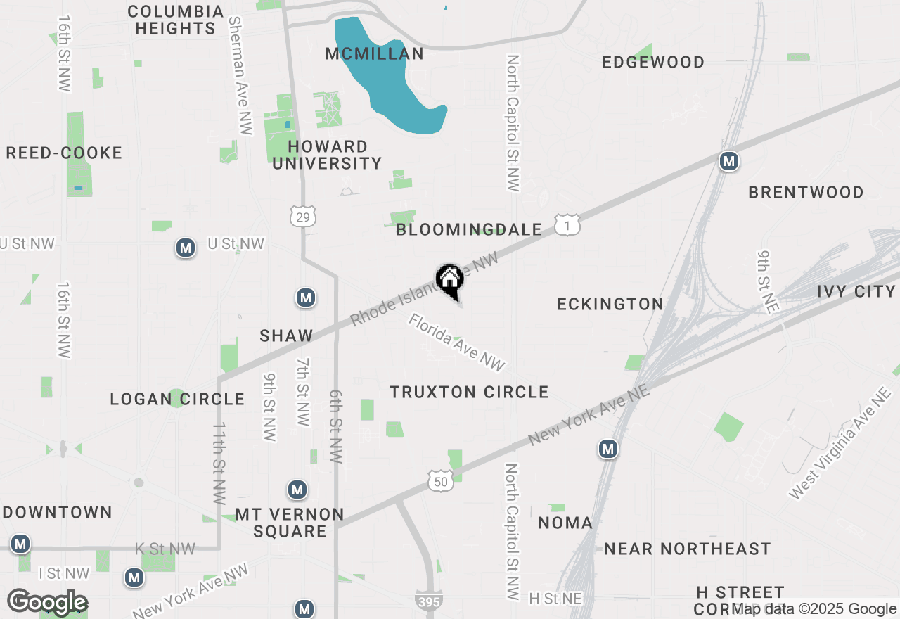 Map of 120 S Street Nw #2, Washington, DC 20001