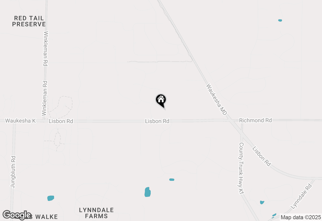 Map of N56W27201 Crispin Ct, Sussex, WI 53089