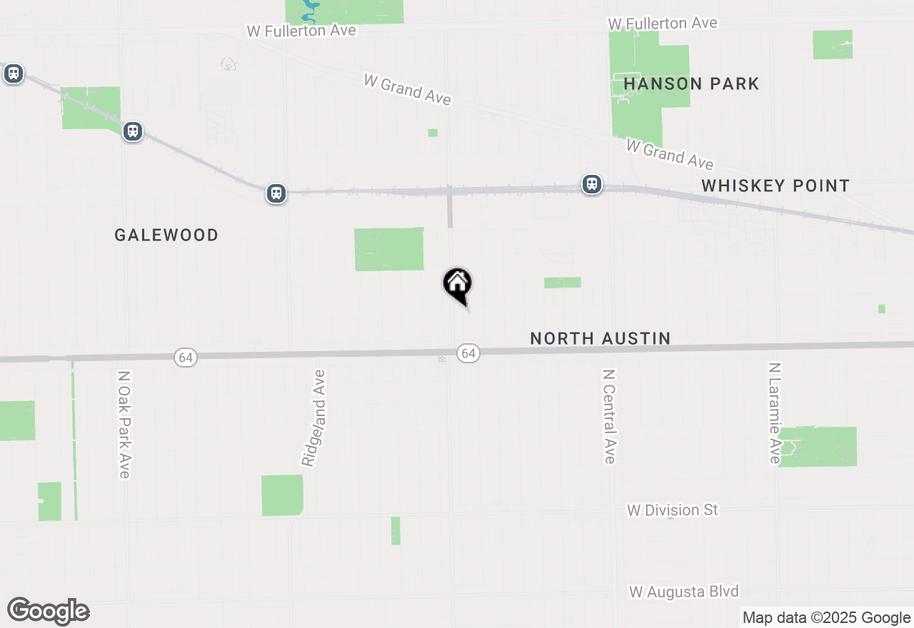 Map of 1657 N Austin Avenue, Chicago, IL 60639