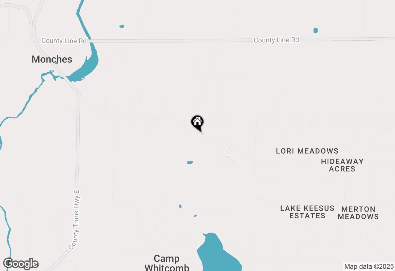 Map of N91W29172 Bobtail Ct, Hartland, WI 53029