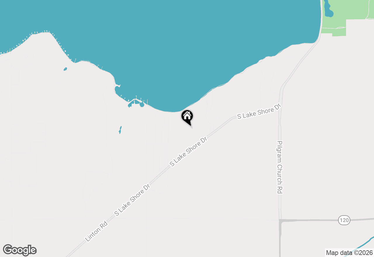 Map of W3150 S Lakeshore Dr, Lake Geneva, WI 53147