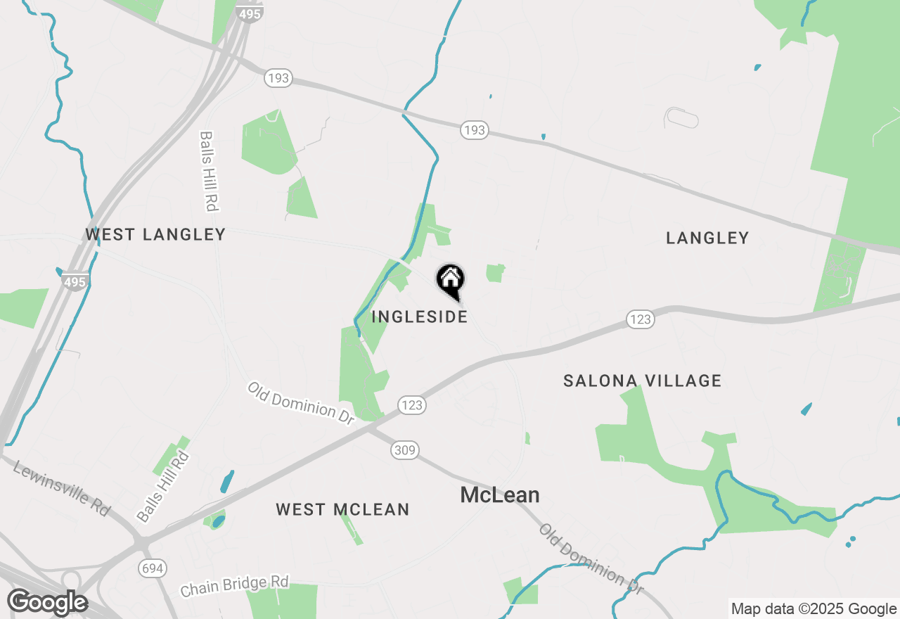 Map of 6832 Melrose Drive, Mclean, VA 22101