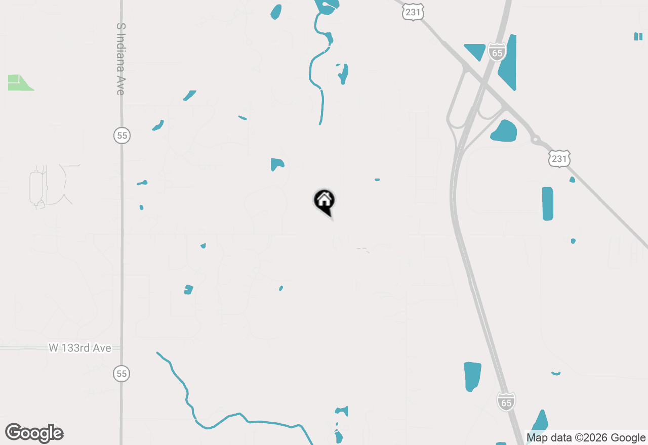 Map of 250 W 128th Place, Crown Point, IN 46307