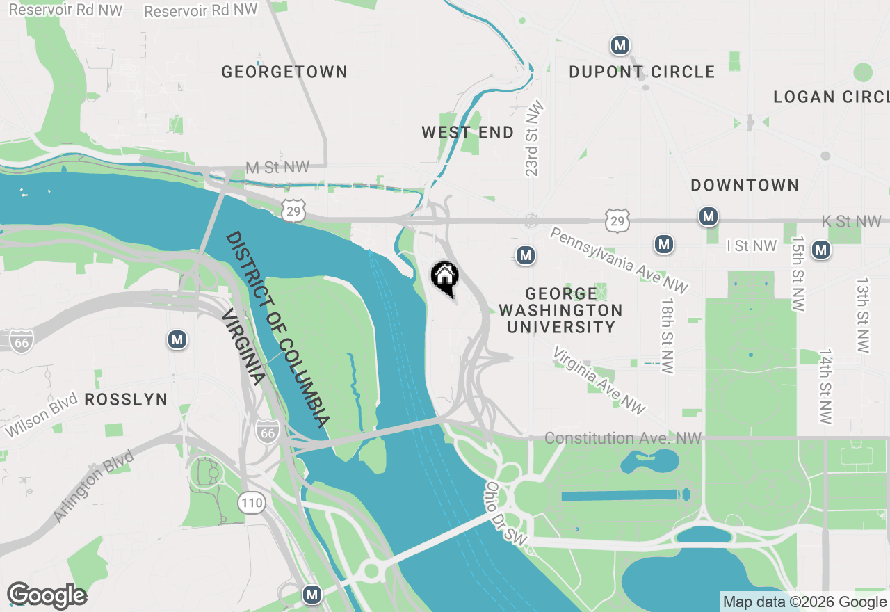 Map of 700 New Hampshire Avenue Nw #712, Washington, DC 20037