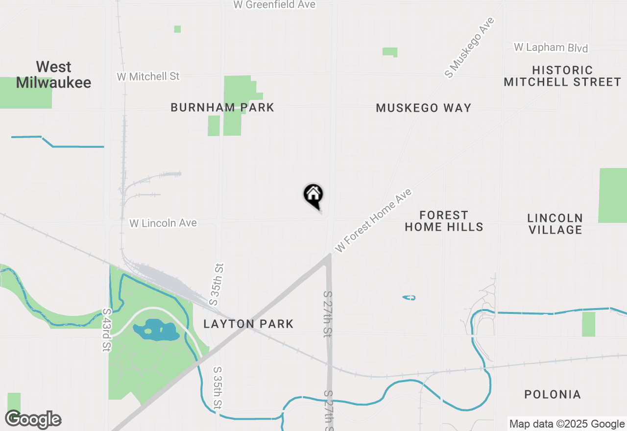 Map of 2808 W Lincoln Ave, Milwaukee, WI 53215