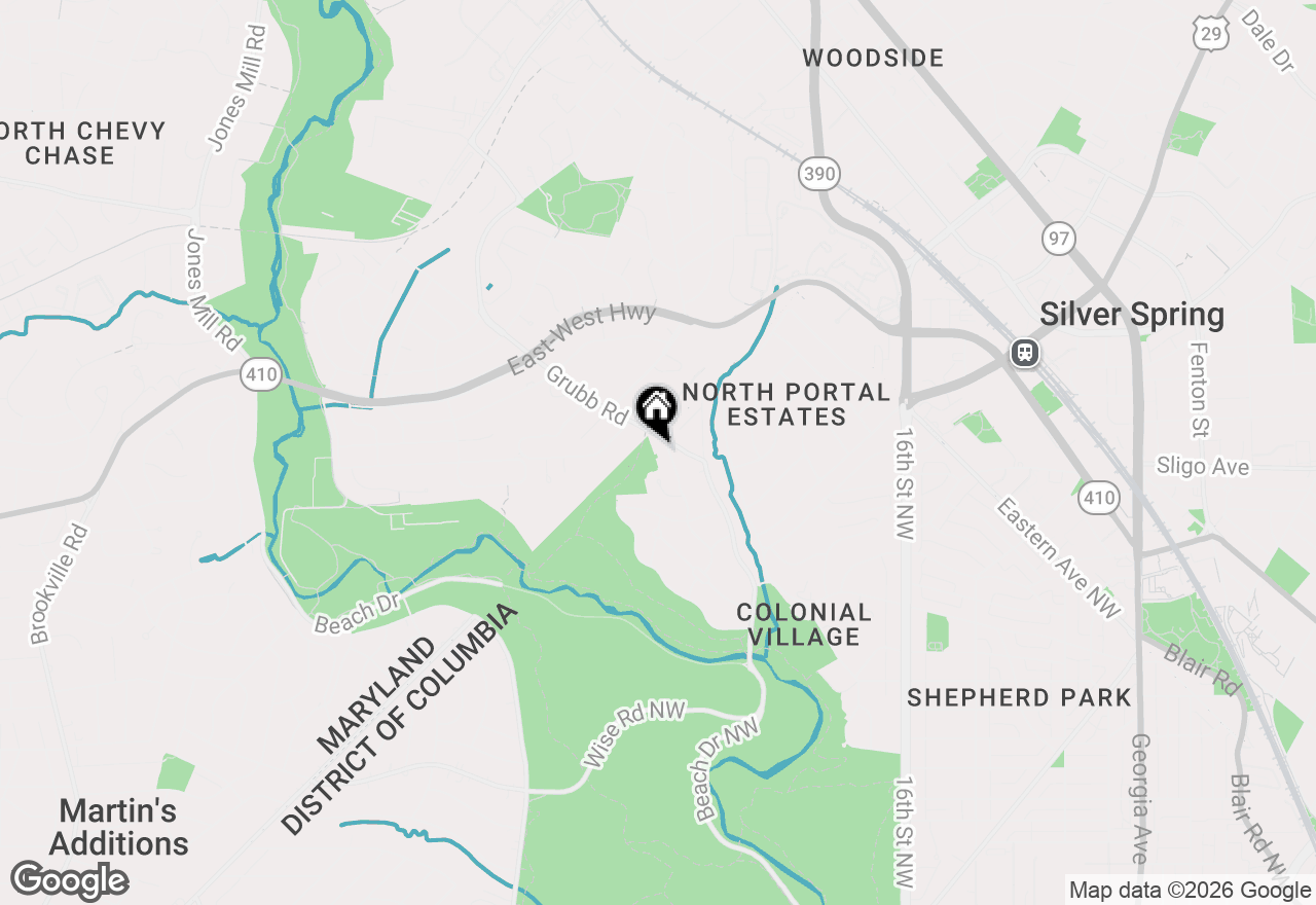 Map of 1842 Primrose Road Nw, Washington, DC 20012