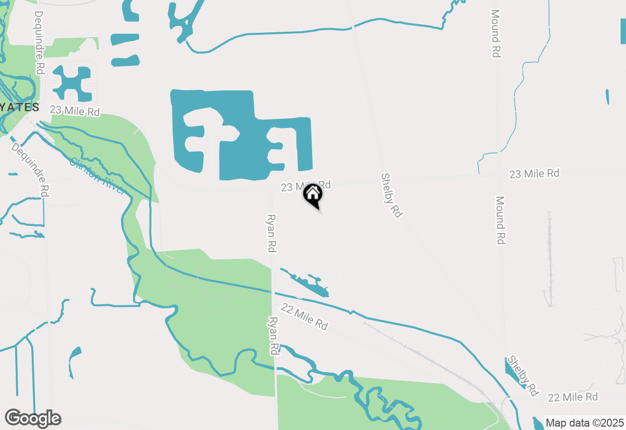 Map of 50723 Dartmoor Drive, Shelby Twp, MI 48317