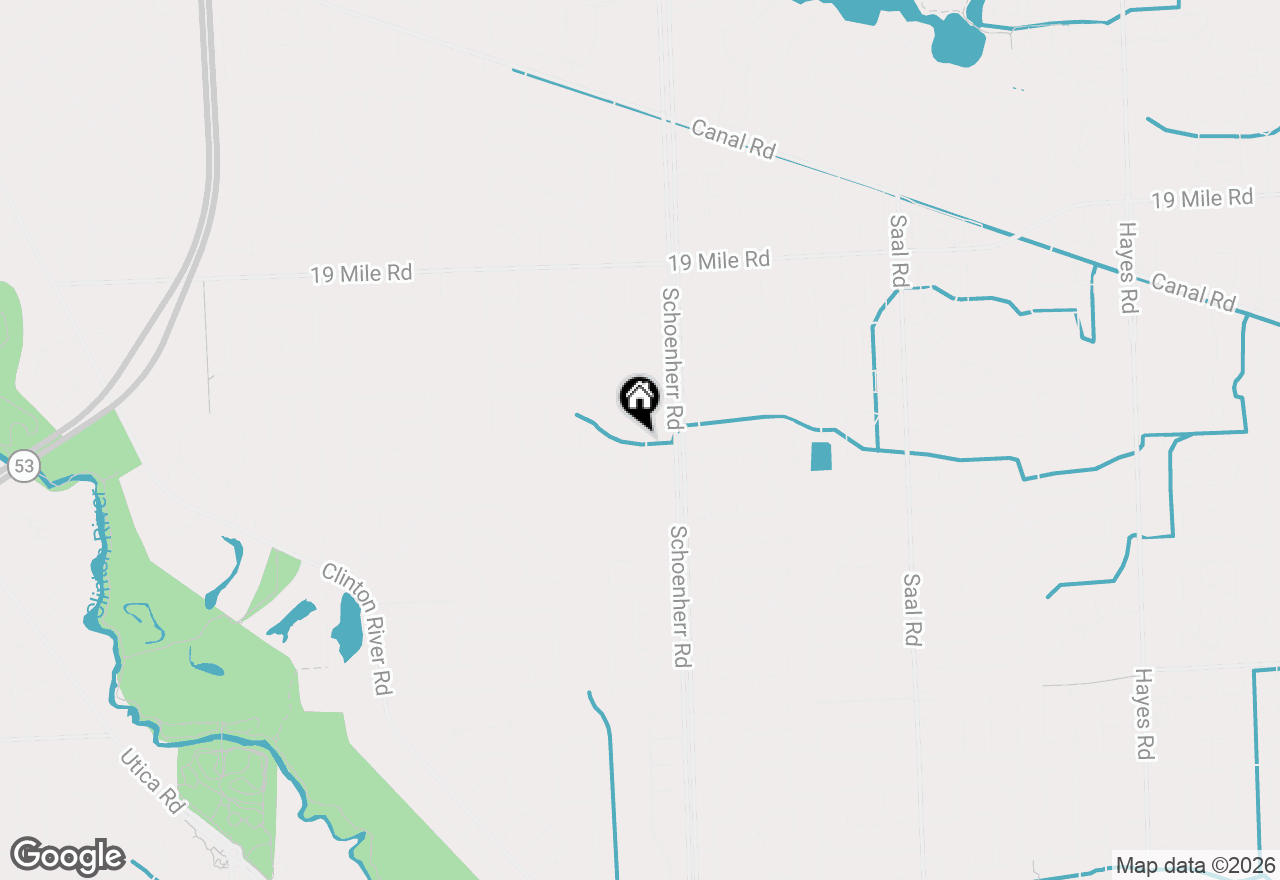 Map of 13468 Mair Drive, Sterling Heights, MI 48313