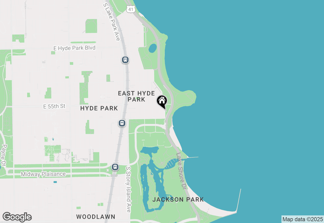 Map of 5532 S Shore Drive #21F, Chicago, IL 60637