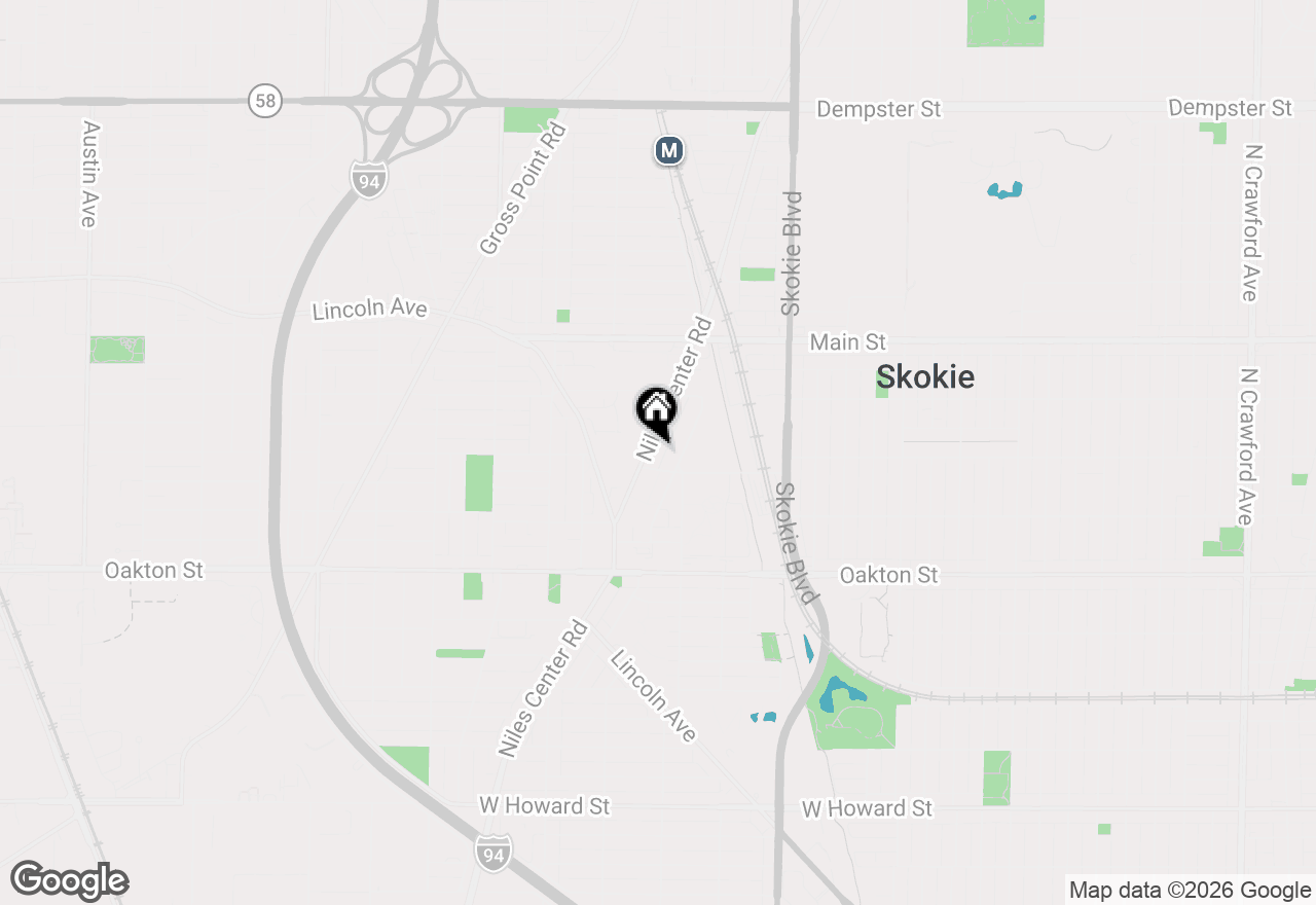 Map of 8203 Niles Center Road #3C, Skokie, IL 60077