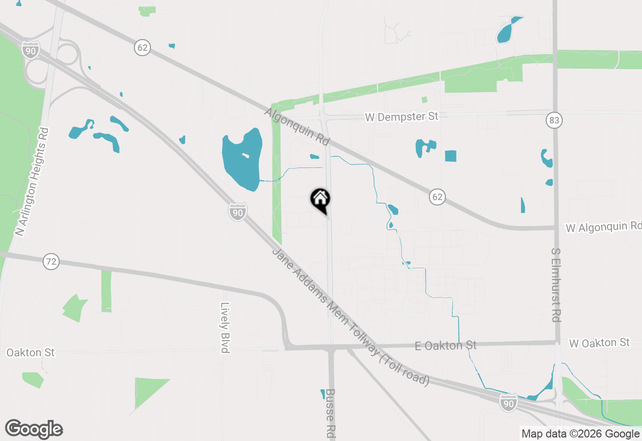 Map of 1852 S Anna Marie Drive #303, Mount Prospect, IL 60056