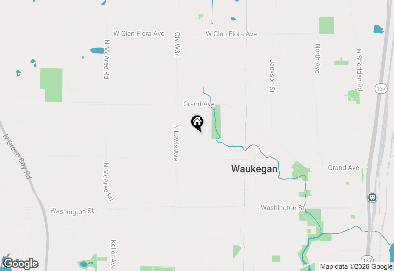 Map of 505 Lorraine Avenue, Waukegan, IL 60085