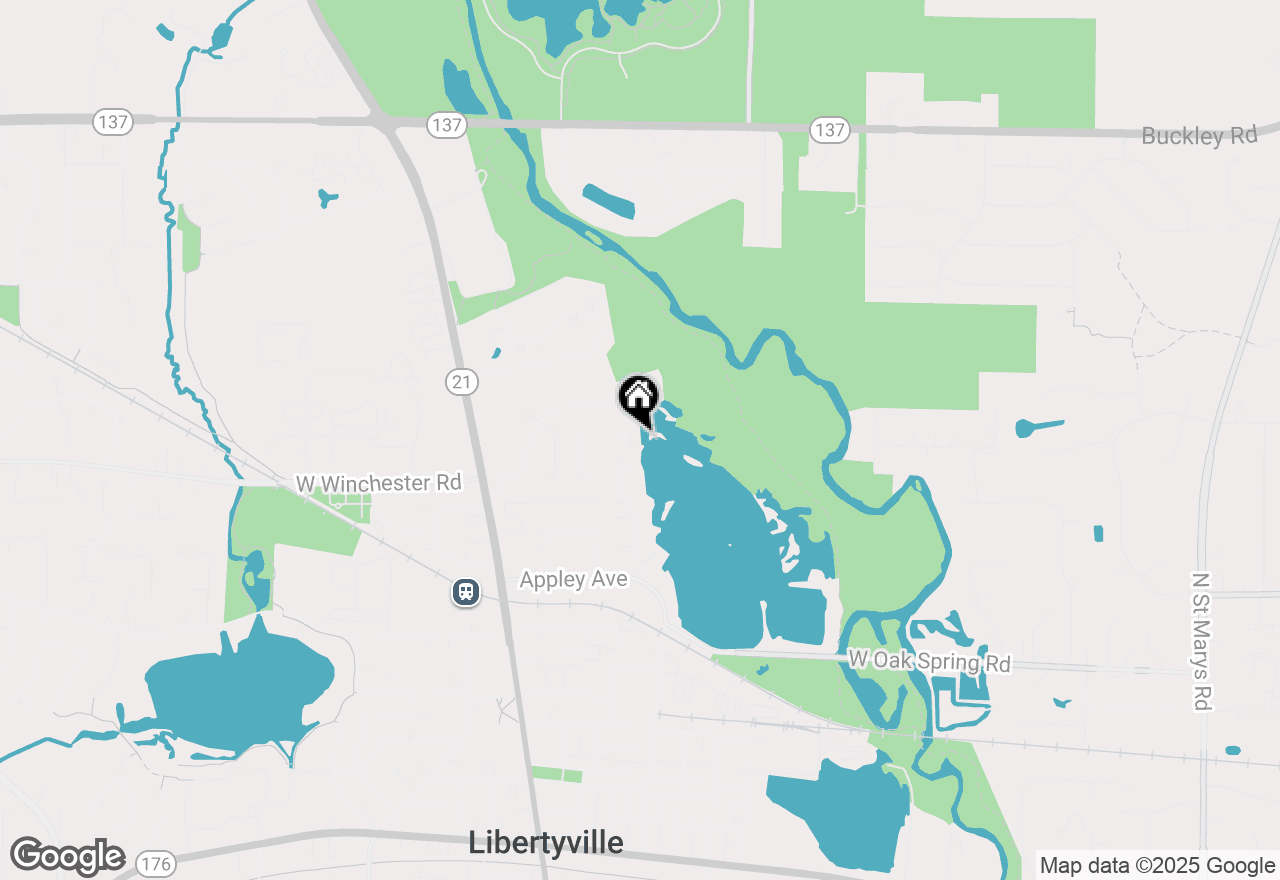 Map of 1120 Sandstone Drive, Libertyville, IL 60048