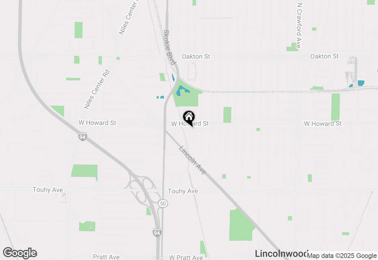 Map of 4634 Jerome Avenue, Skokie, IL 60076