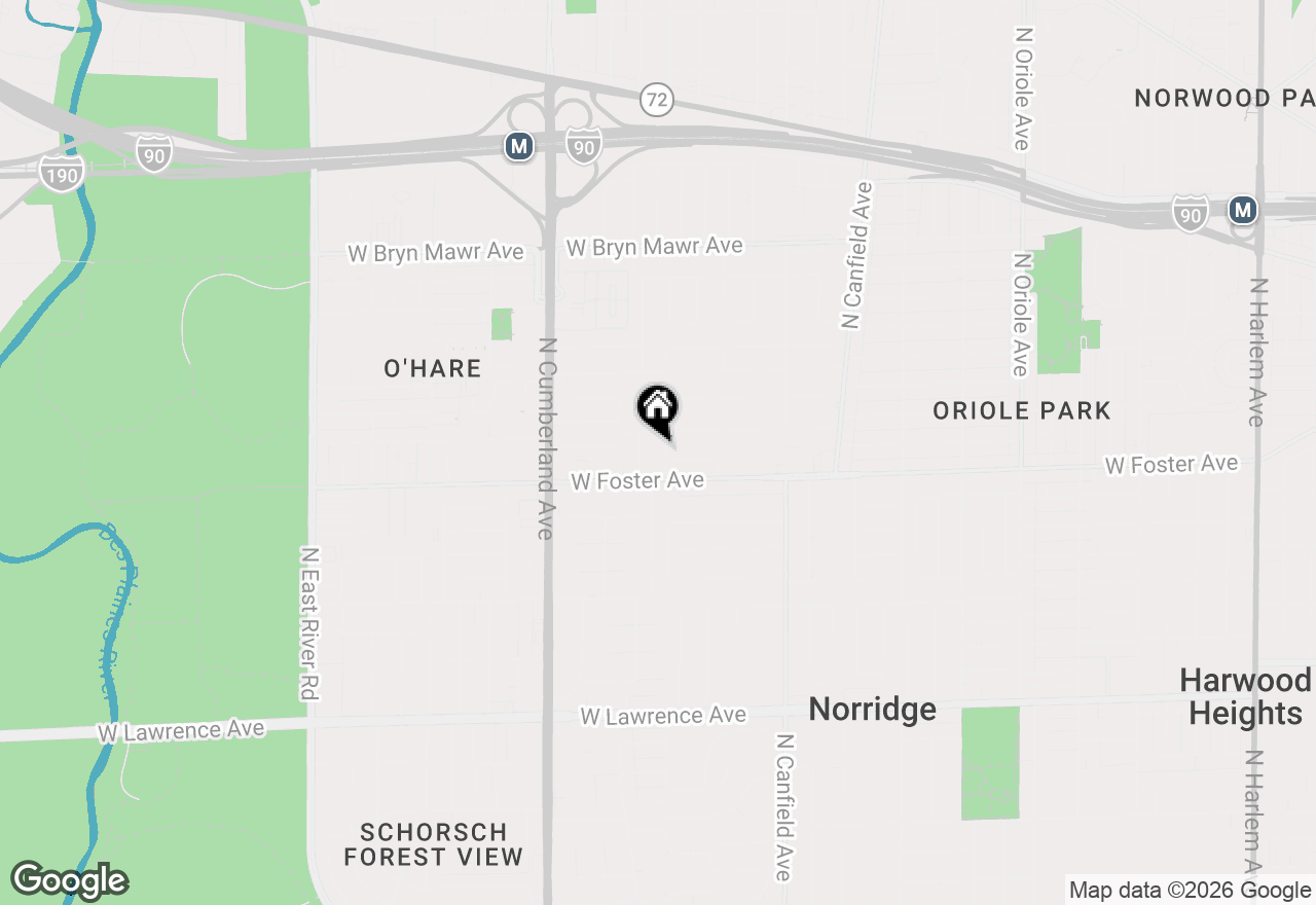 Map of 5236 N Pioneer Avenue, Chicago, IL 60656