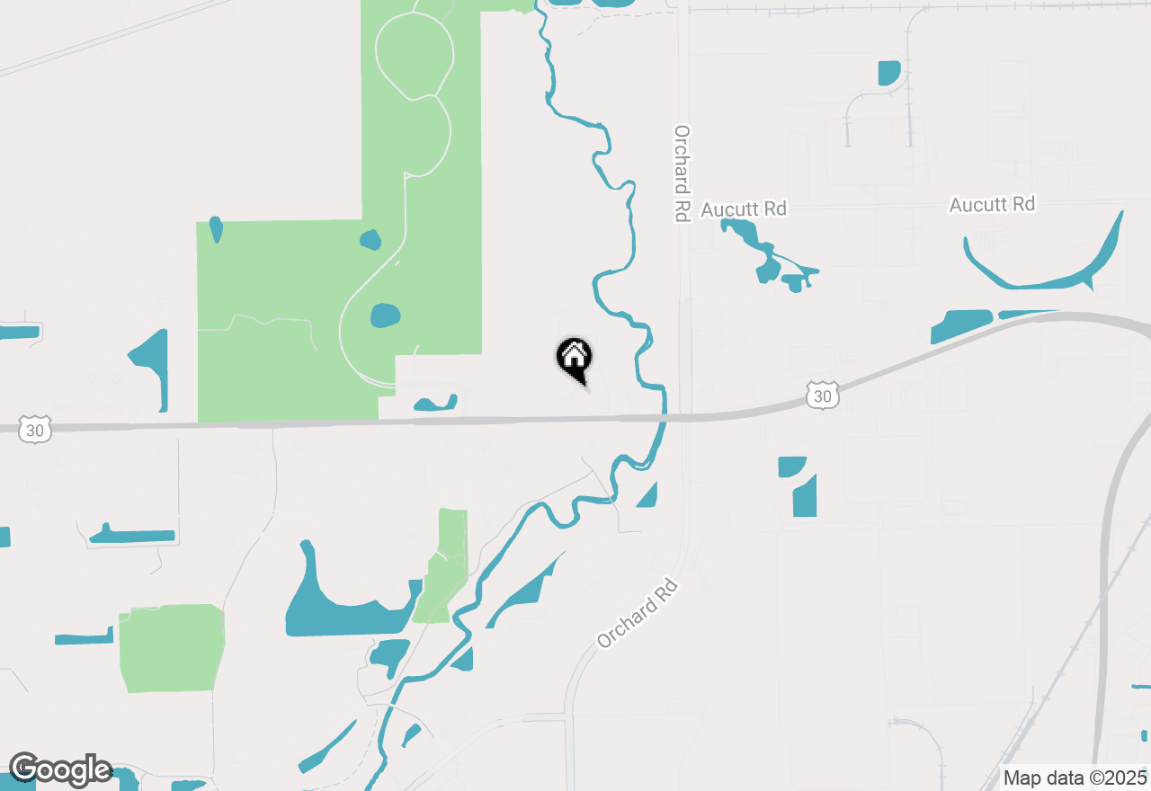 Map of 2631 Bluegrass Drive, Aurora, IL 60506