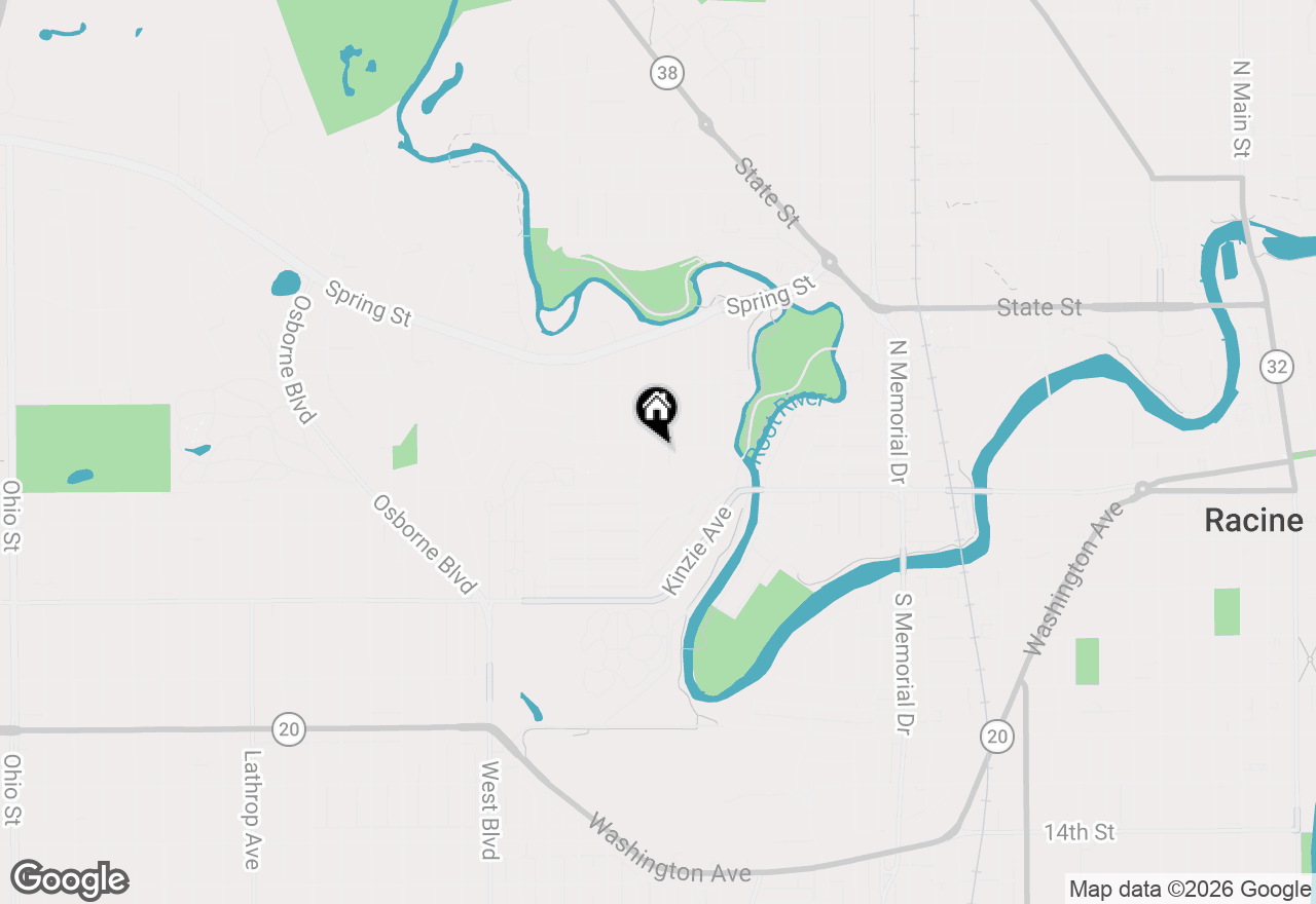 Map of 2211 Rupert Blvd, Racine, WI 53405