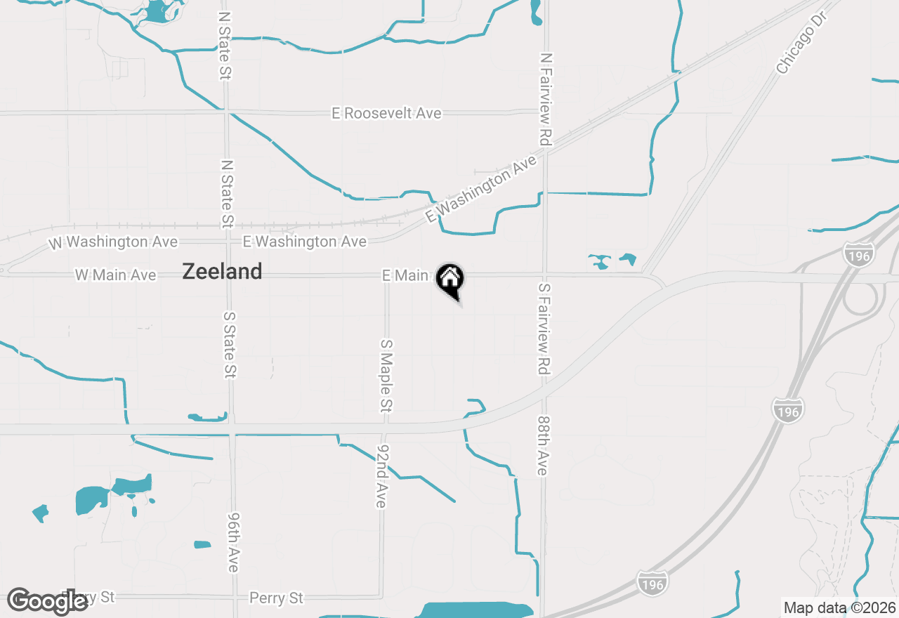 Map of 555 E Central Avenue, Zeeland, MI 49464