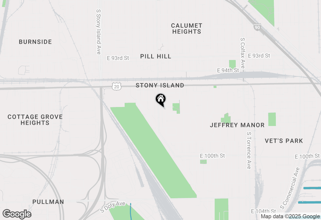 Map of 9641 S Jeffery Avenue, Chicago, IL 60617