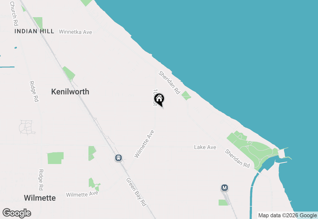 Map of 925 Ashland Avenue, Wilmette, IL 60091