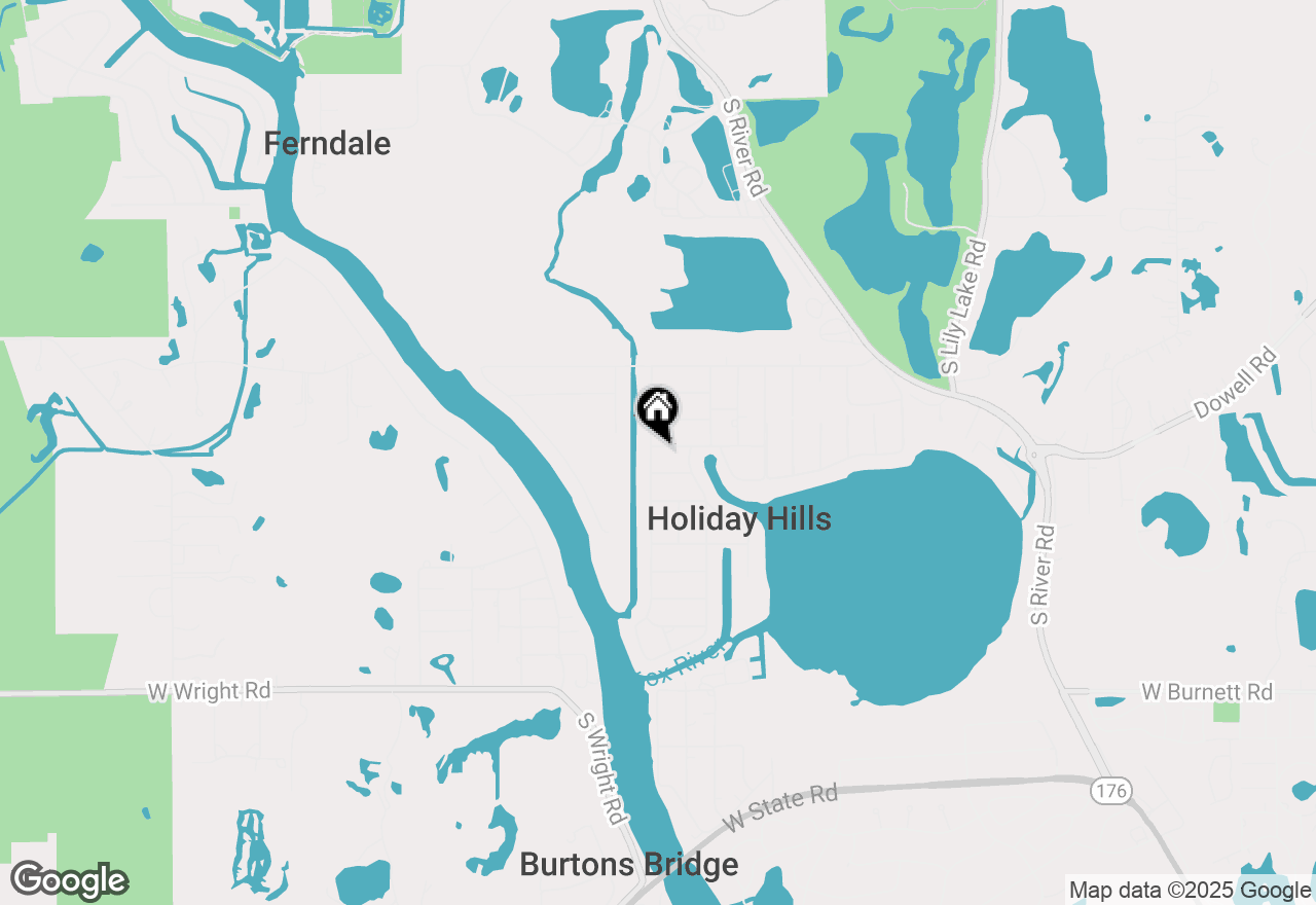 Map of 2602 Holiday Drive, Holiday Hills, IL 60051