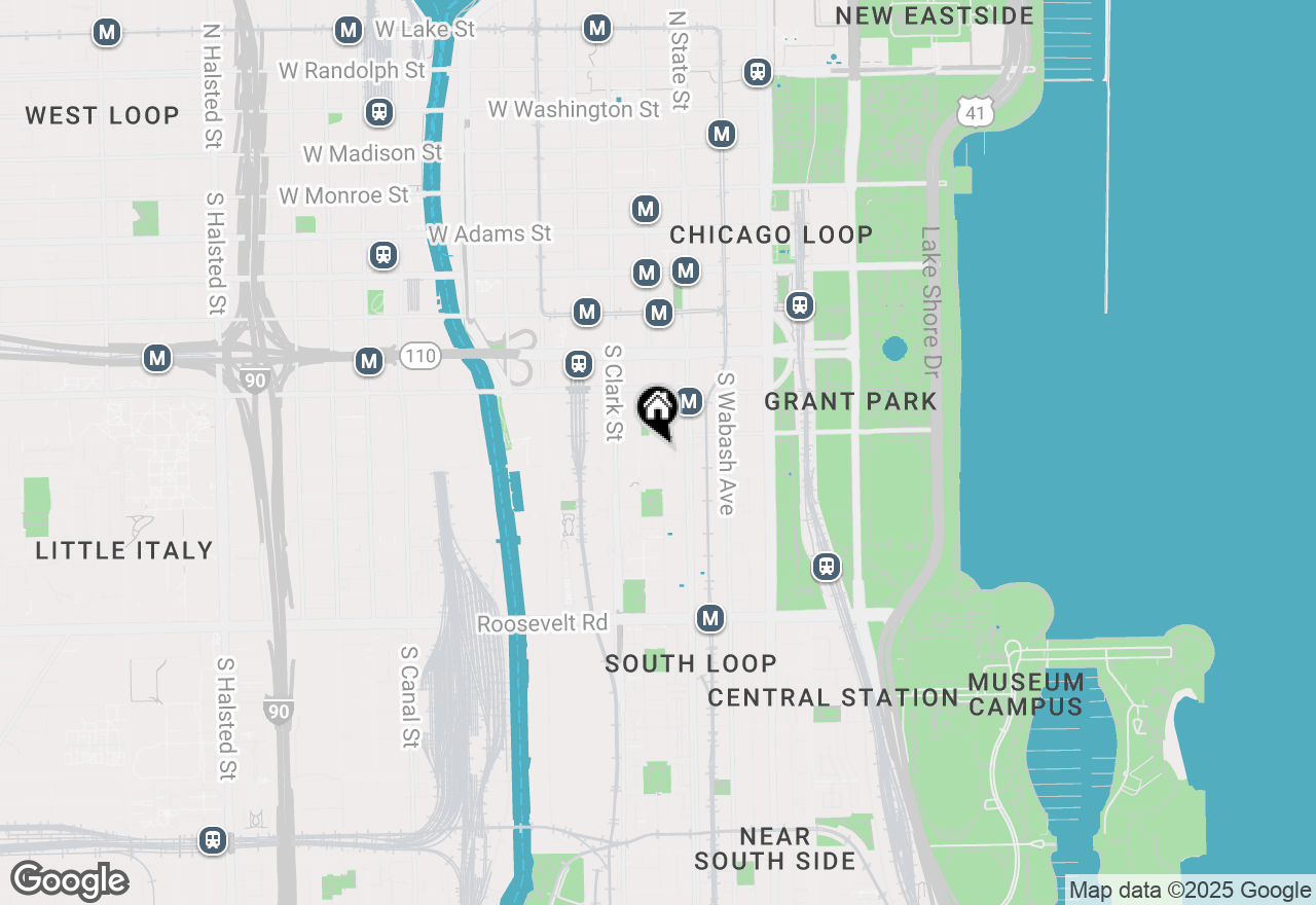 Map of 733 S Dearborn Street, Chicago, IL 60605