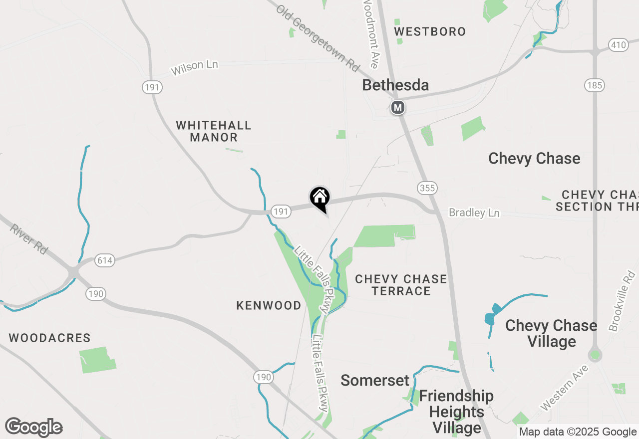 Map of 6719 Fairfax Road #67, Chevy Chase, MD 20815