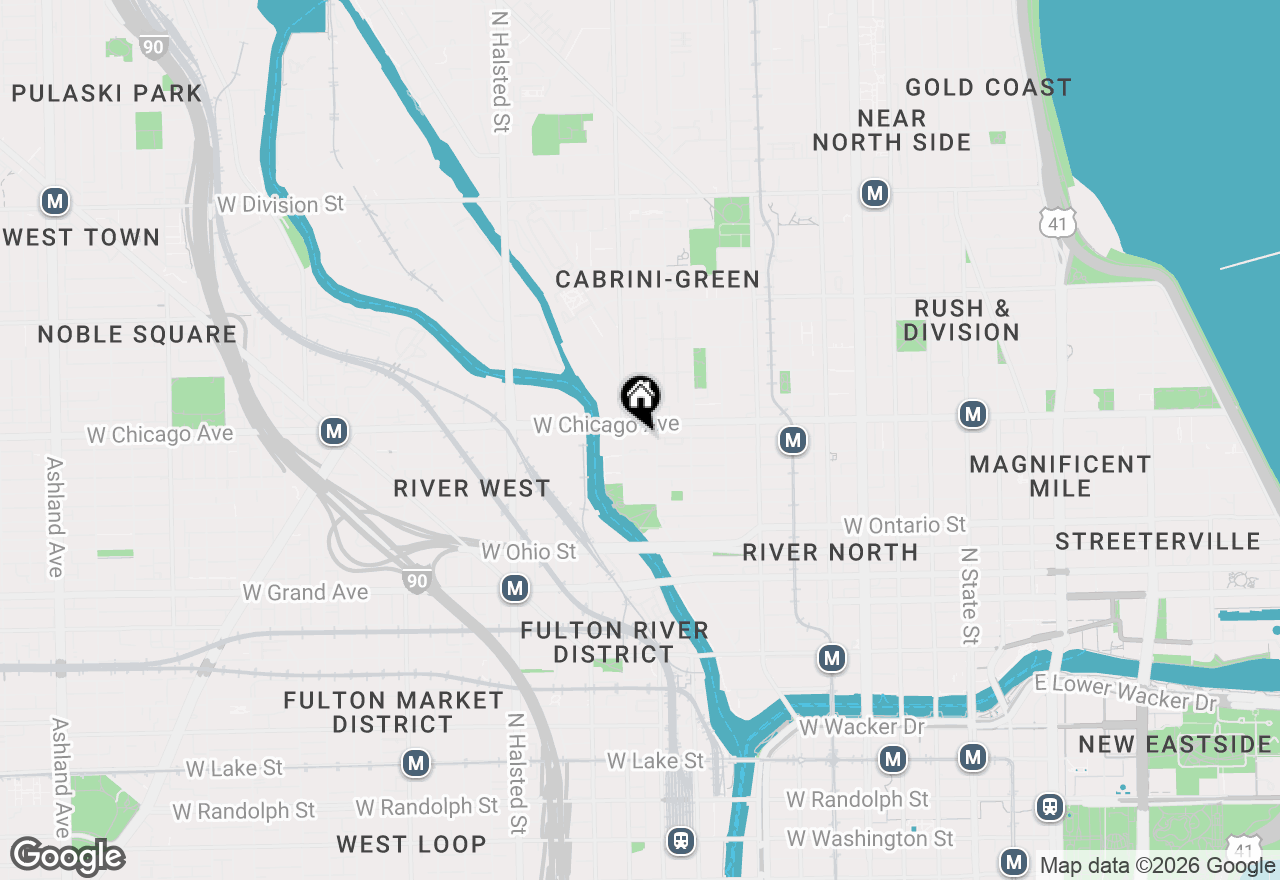 Map of 500 W Superior Street #602, Chicago, IL 60654