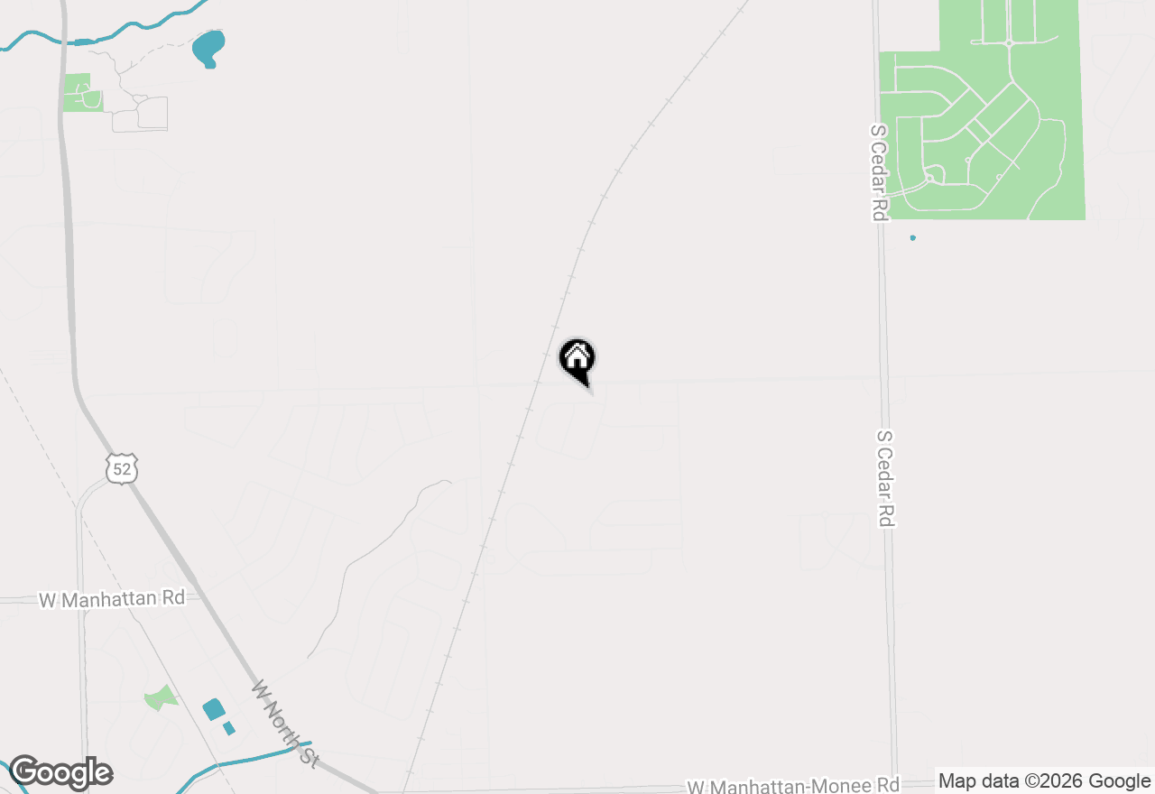 Map of 15012 W Cyrus Drive, Manhattan, IL 60442