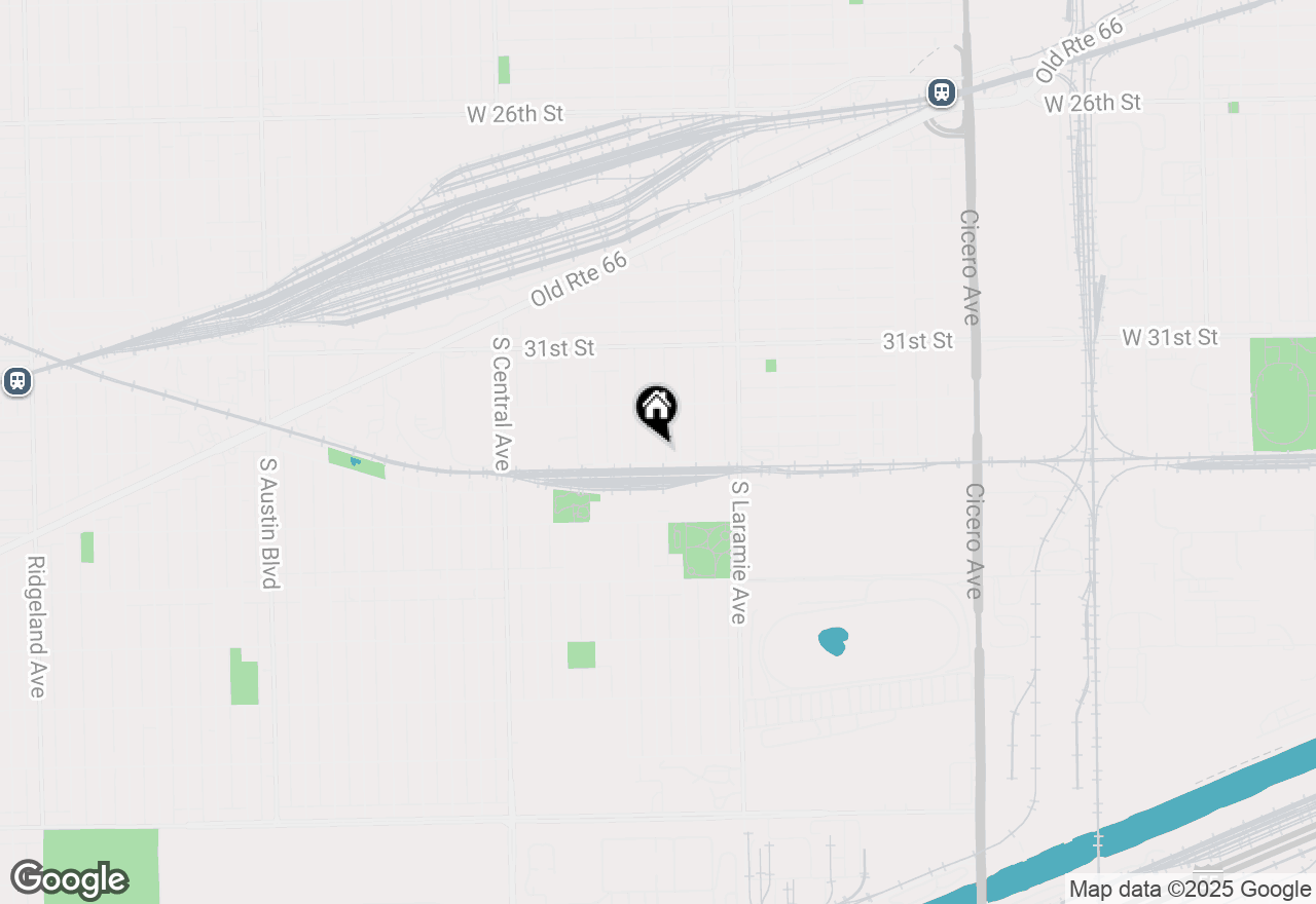 Map of 3241 S 53rd Court, Cicero, IL 60804