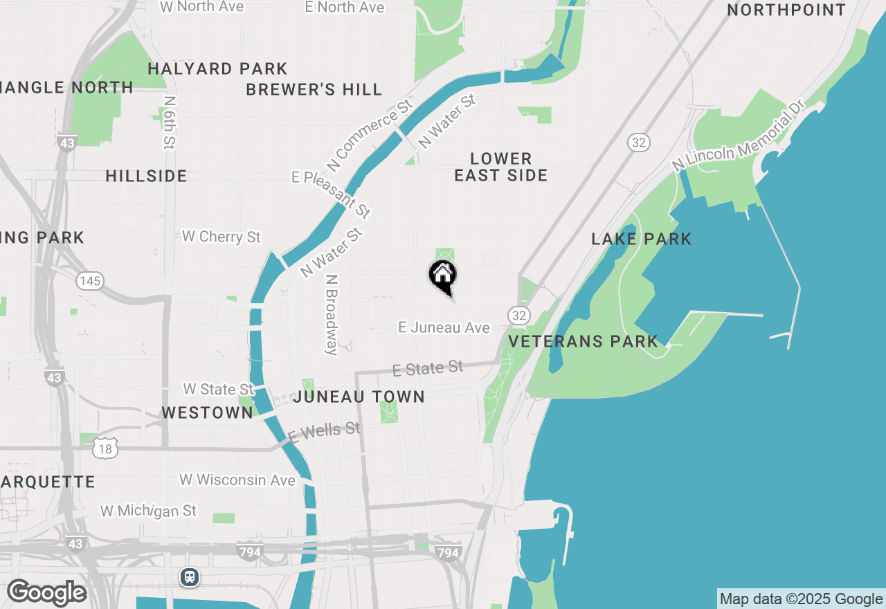 Map of 815 E Knapp St #1, Milwaukee, WI 53202