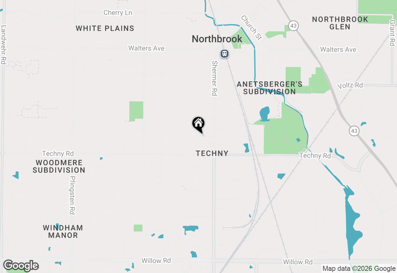 Map of 1904 Somerset Lane, Northbrook, IL 60062