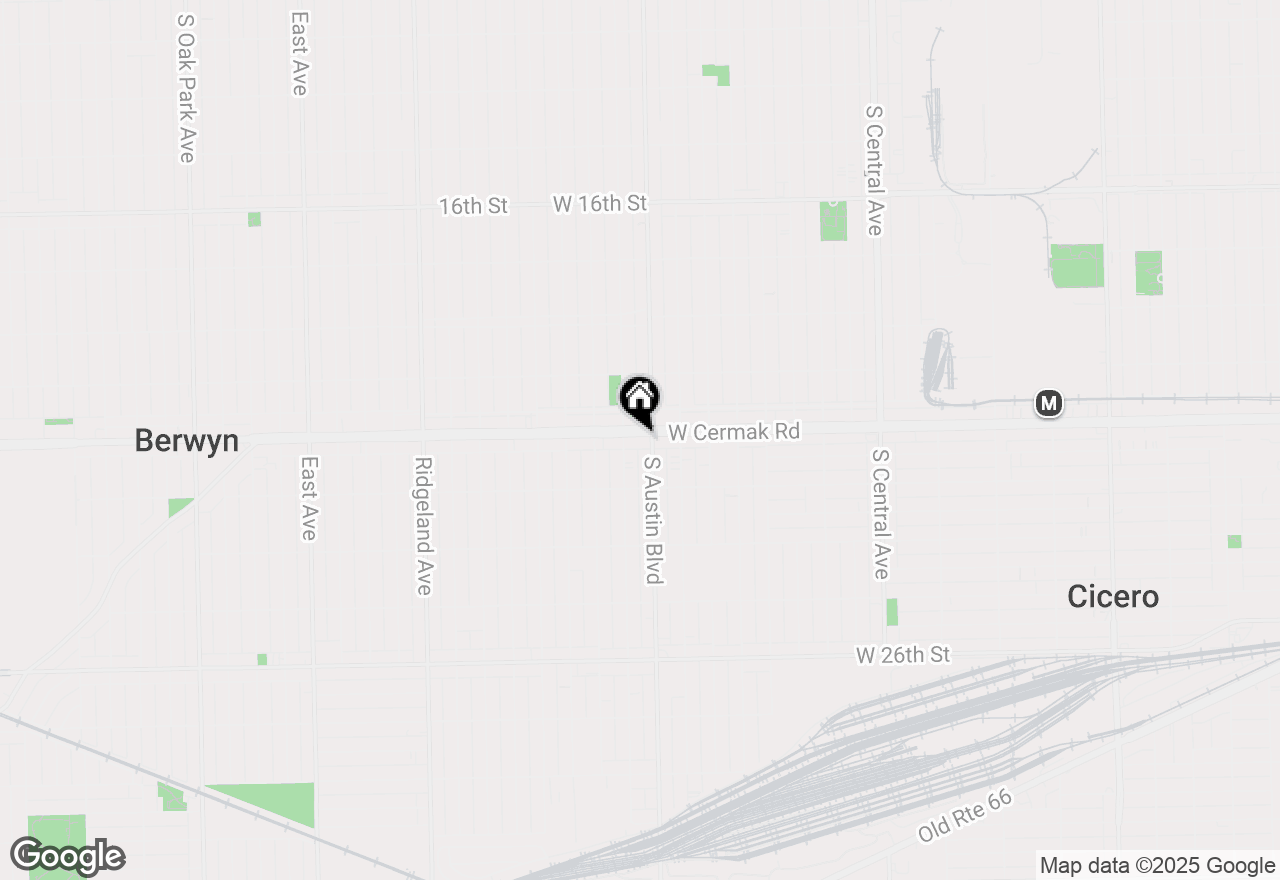 Map of 6007-09 Cermak Road, Cicero, IL 60804