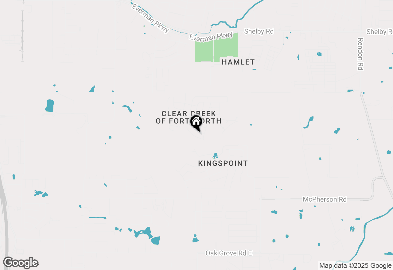 Map of 9833 Teton Vista Drive, Fort Worth, TX 76140