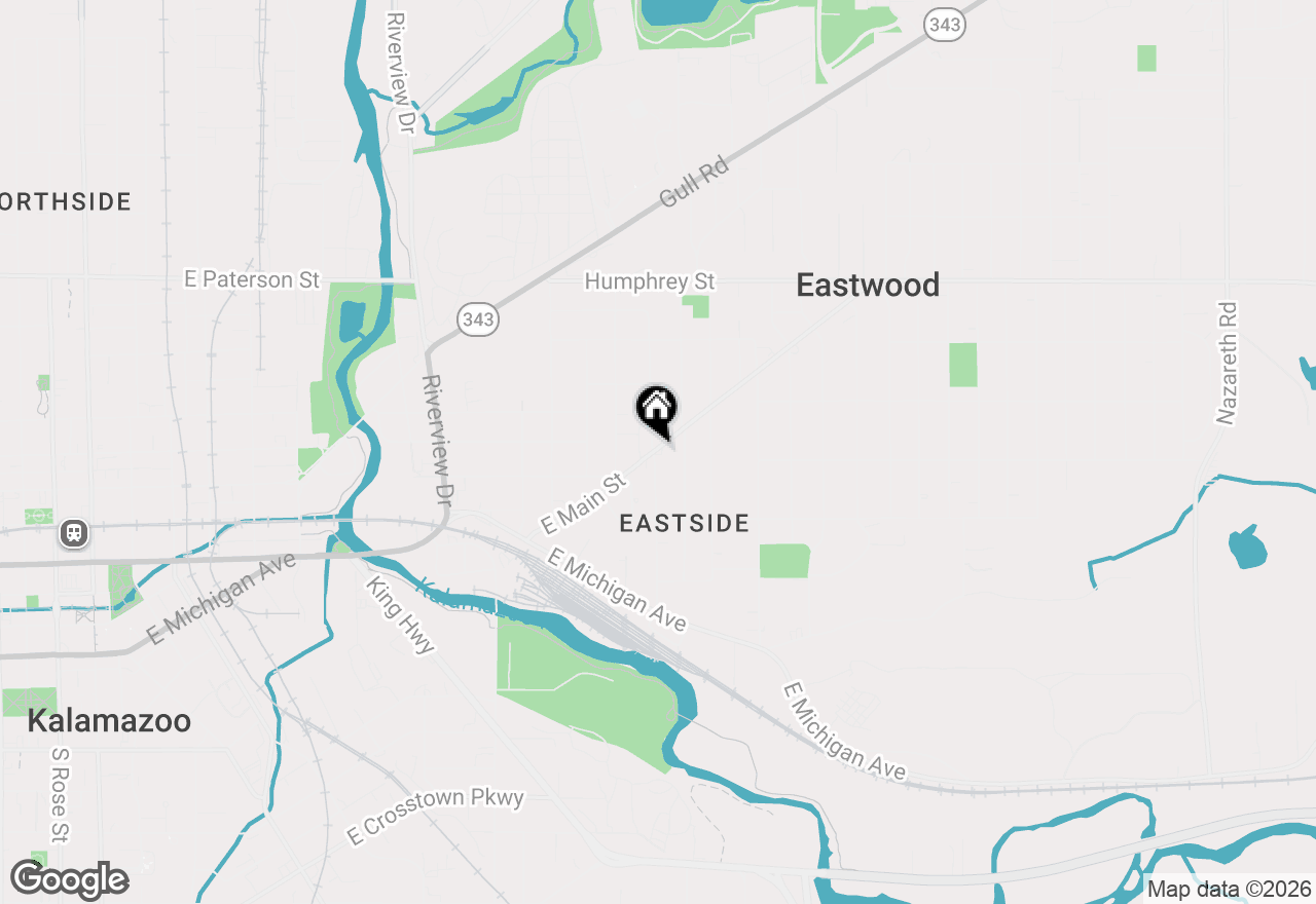 Map of 616 Southworth Terrace, Kalamazoo, MI 49048