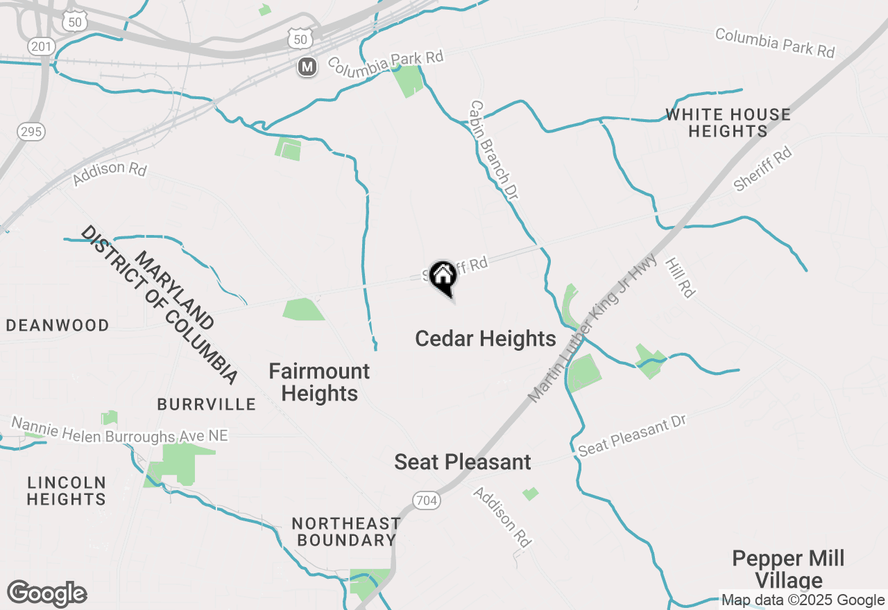 Map of 6406 L Street, Capitol Heights, MD 20743