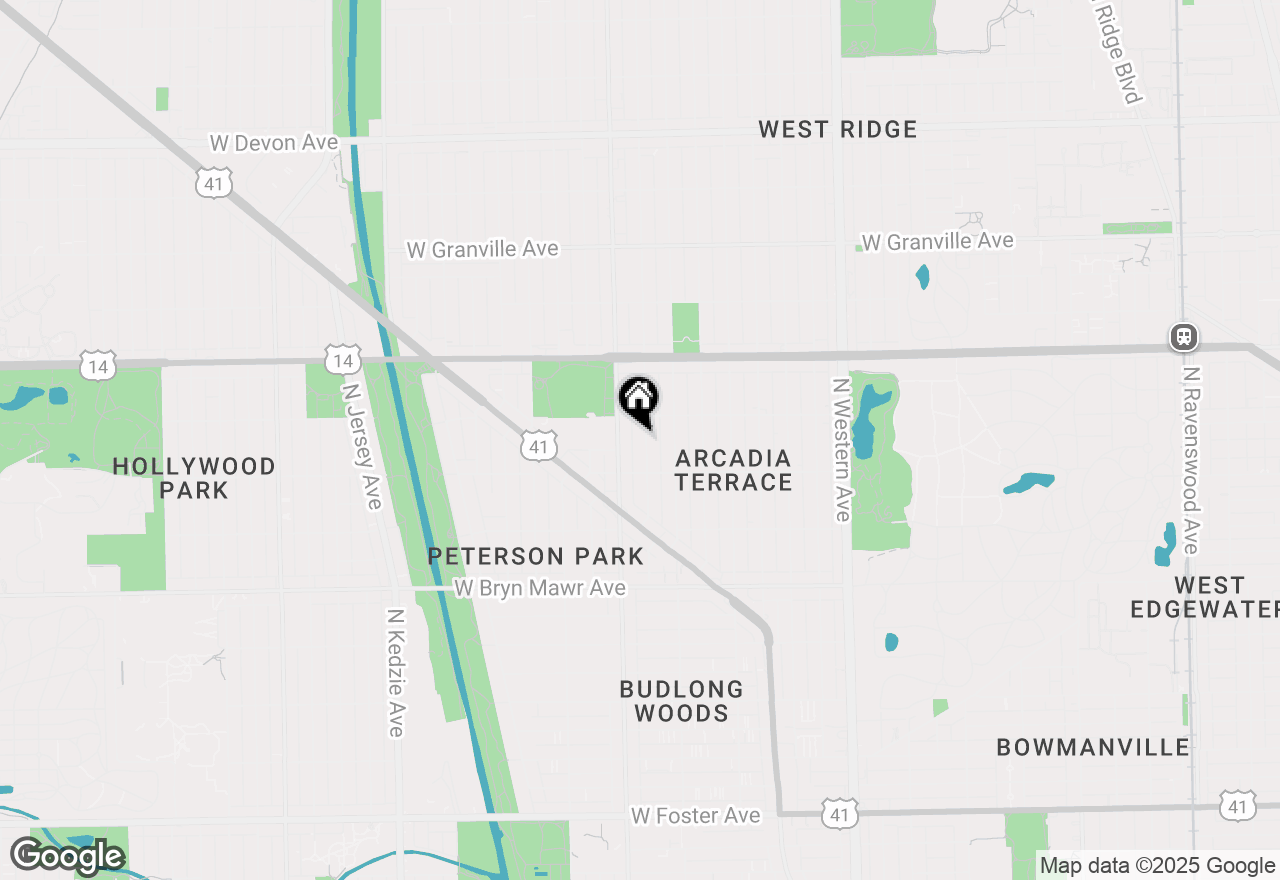 Map of 5834 N Fairfield Avenue, Chicago, IL 60659